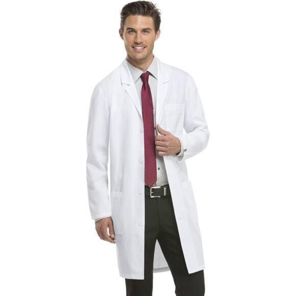 Men's and Women's 40-Inch Professional Lab Coat - Picture 1 of 8